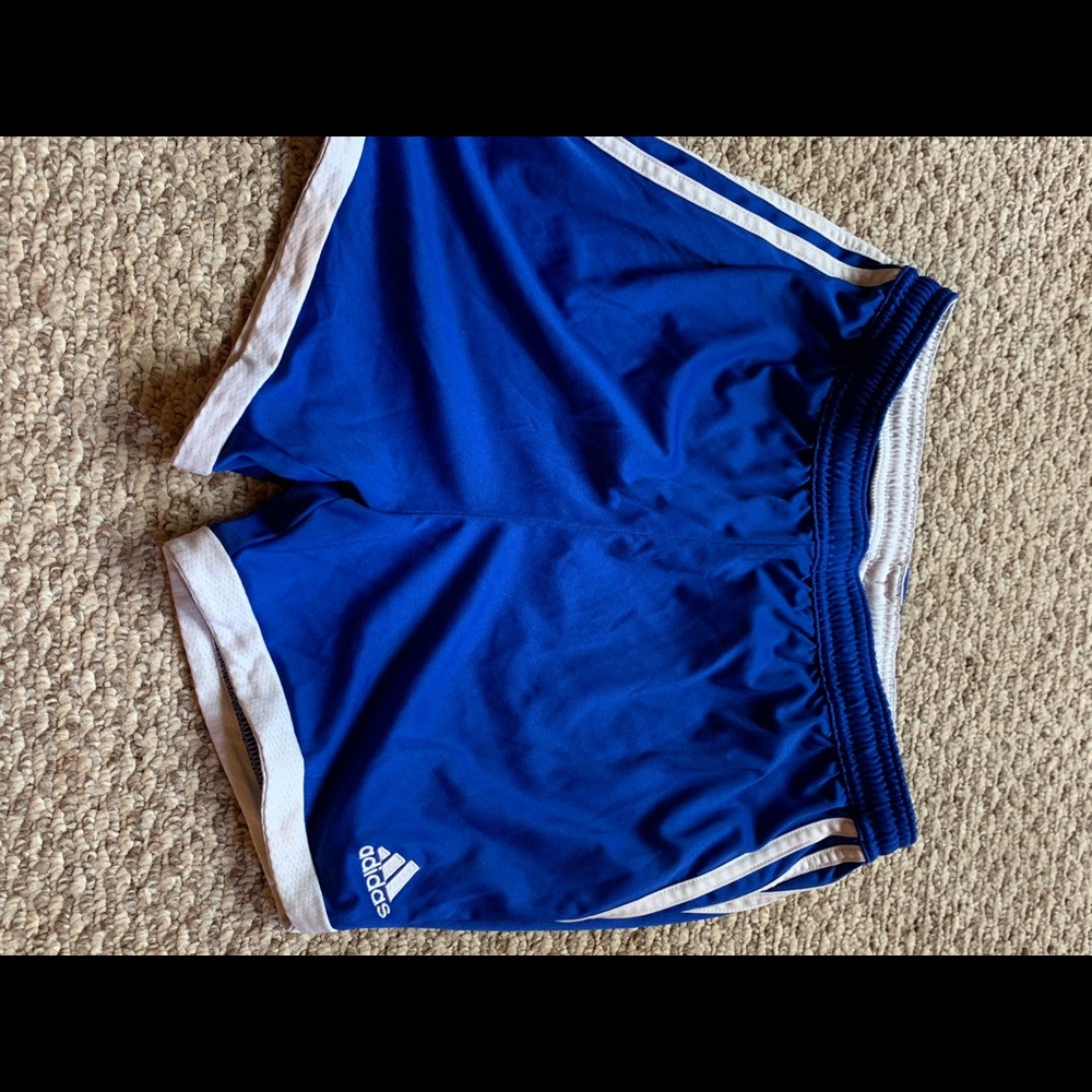 Blue Adidas Athletic Shorts